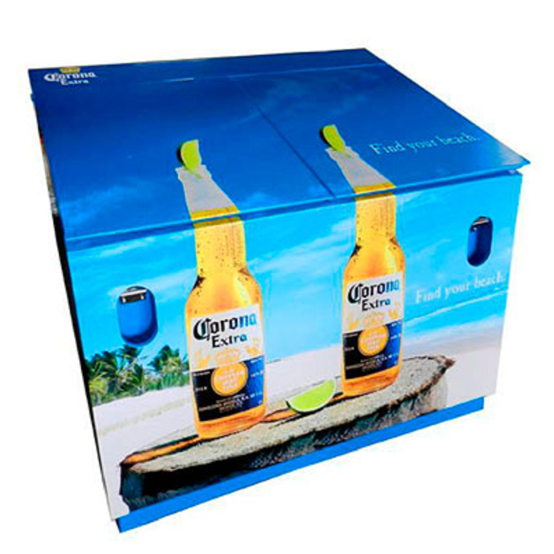 Corona Extra Find Your Beach 120 Bottle Metal Cooler Corona Extra Find Your Beach 120 Bottle Metal Cooler